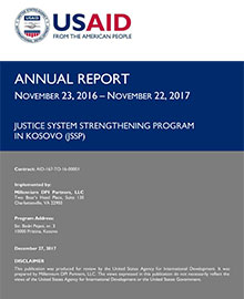 ANNUAL REPORT - November 23, 2016 - November 22, 2017